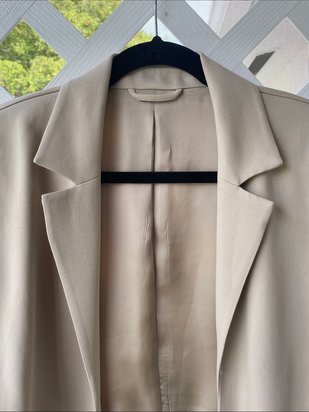 & Other Stories Cropped Tie-Front Blazer Jacket - Picture 6 of 10